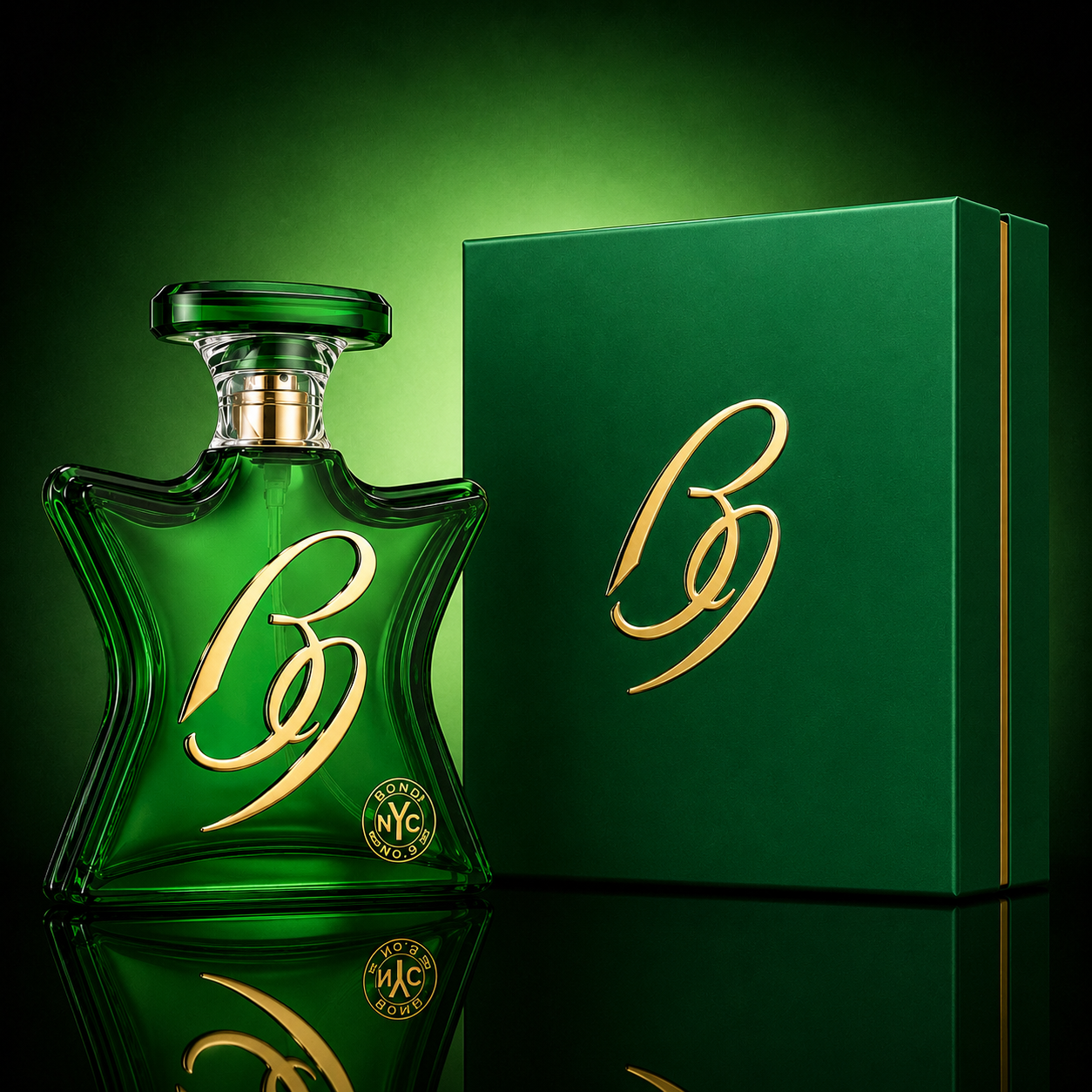 Bond No. 9 B9 Eau de Parfum – Unisex Fresh Green Woody Luxury Fragrance (3.3 oz / 100ml)