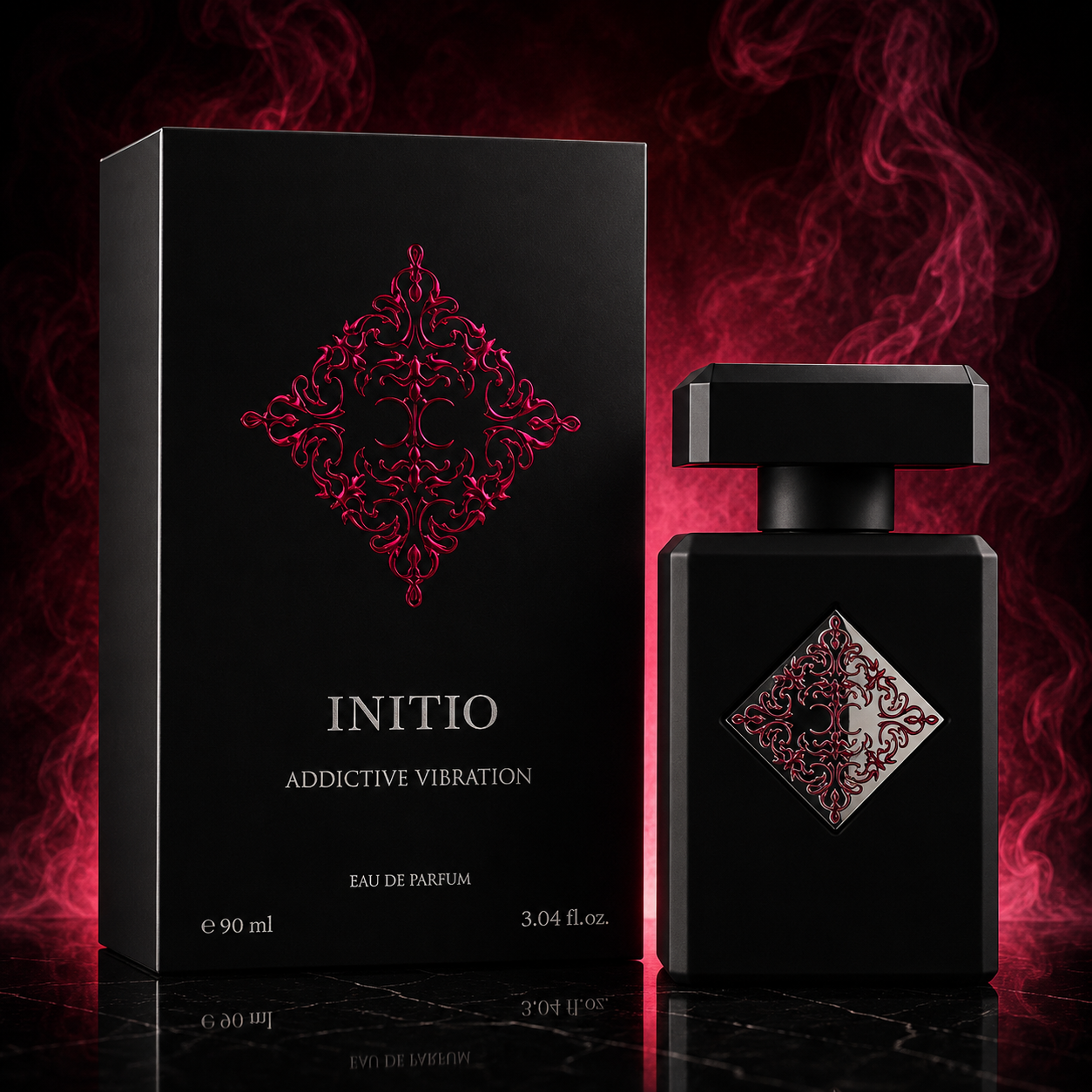 Initio Addictive Vibration Eau de Parfum – Honey Orange Blossom Musk Fragrance (90ml / 3.04 oz)