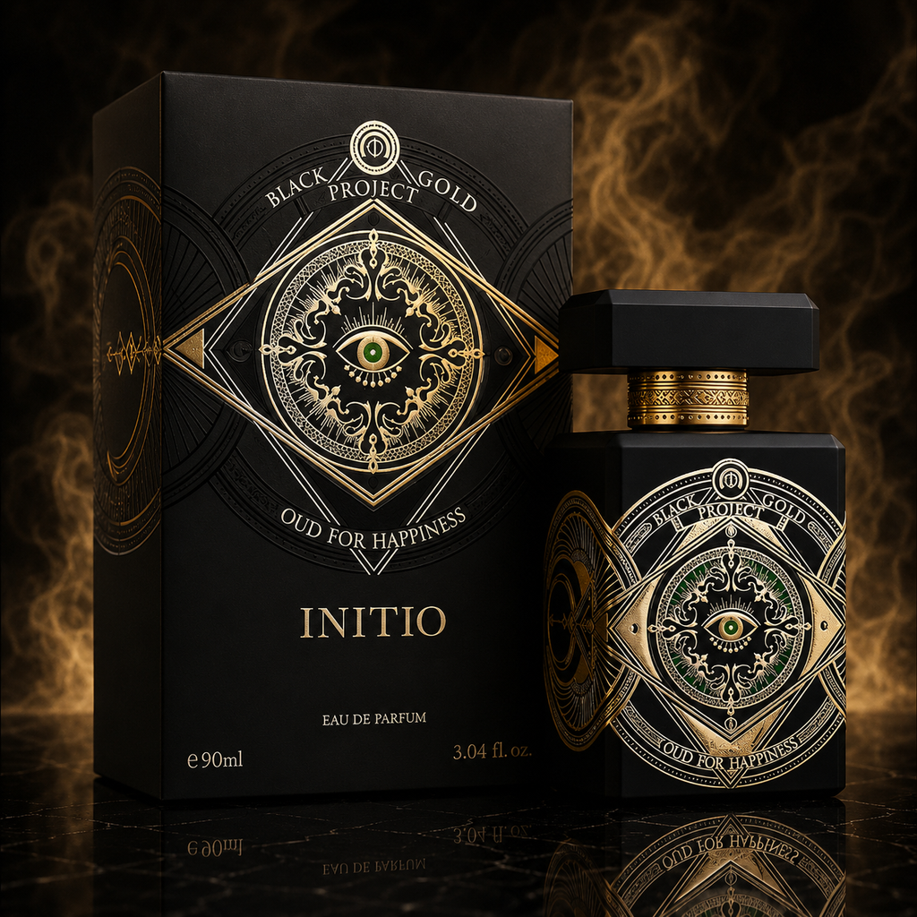 Initio Oud for Happiness Eau de Parfum – Bright Oud Citrus Vanilla Fragrance (90ml / 3.04 oz)