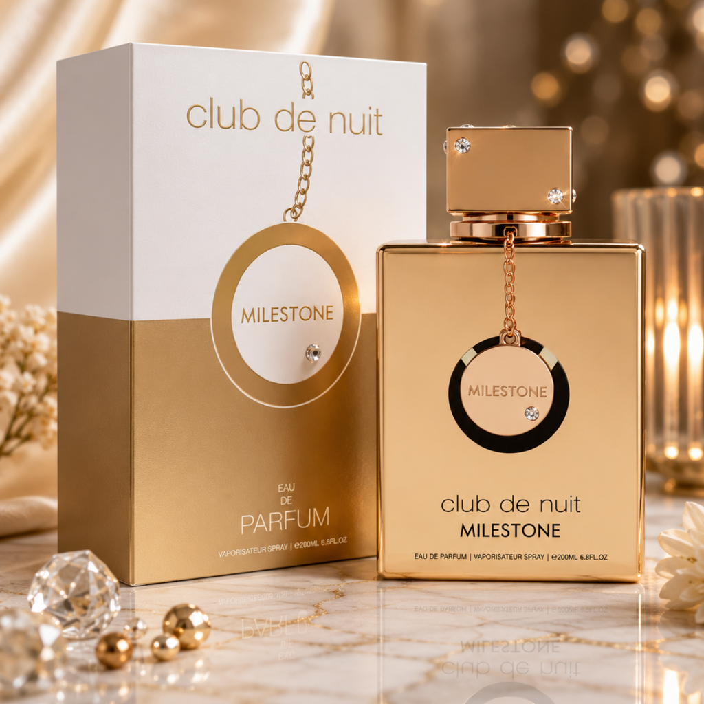 Armaf Club de Nuit Milestone Eau de Parfum – Fresh Marine Woody Luxury Fragrance (200ml / 6.8 oz)