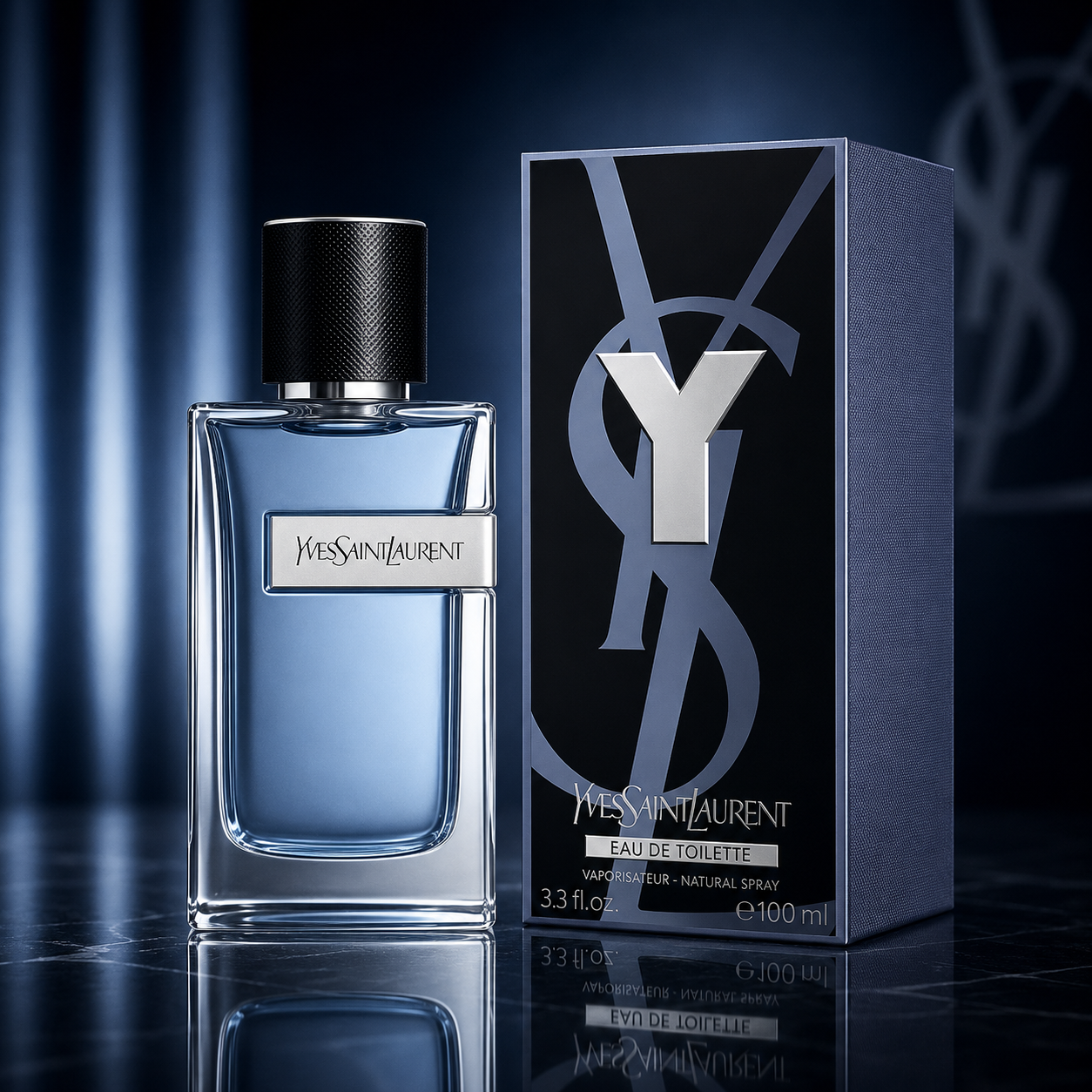 Y Yves Saint Laurent Eau de Toilette – Fresh Citrus Aromatic Fragrance for Men (100ml / 3.3 oz)