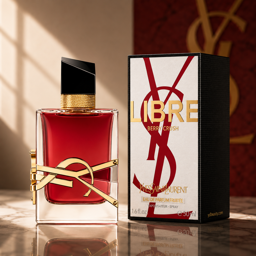 Yves Saint Laurent Libre Berry Crush Eau de Parfum Fruitée – Berry Floral Fragrance for Women (50ml / 1.6 oz)