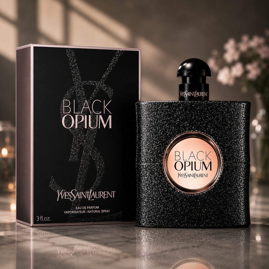 Yves Saint Laurent Black Opium Eau de Parfum – Coffee Vanilla Fragrance for Women (90ml / 3.0 oz)