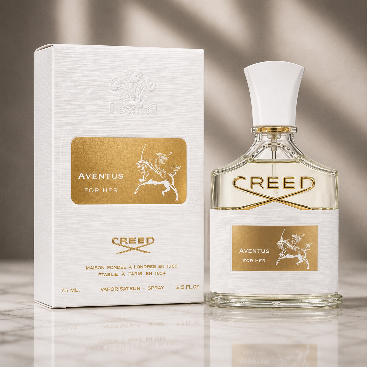 Creed Aventus for Her Eau de Parfum – Fruity Floral Luxury Fragrance for Women (75ml / 2.5 oz)