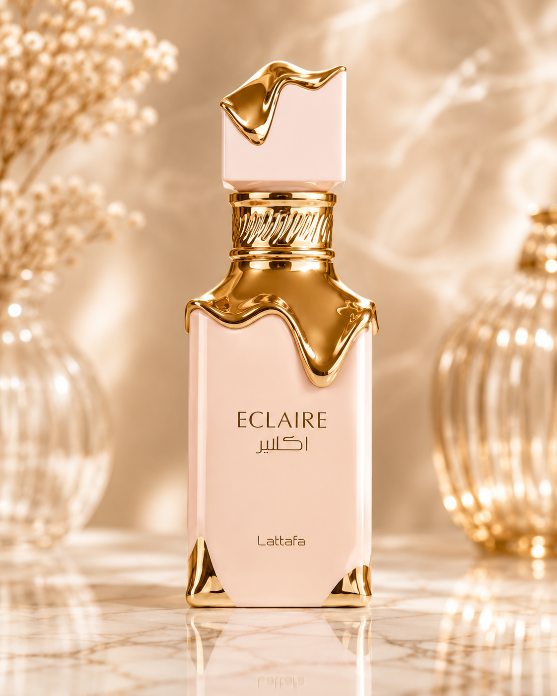 Lattafa Eclaire Eau de Parfum – Creamy Vanilla Caramel Gourmand Fragrance (100ml / 3.4 oz)