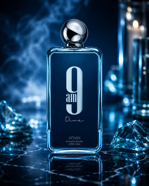 Afnan 9AM Dive Eau de Parfum – Fresh Aquatic Citrus Luxury Fragrance for Men (100ml / 3.4 oz)