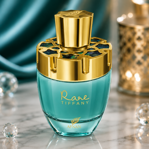 Afnan Rare Tiffany Eau de Parfum – Floral Musk Luxury Fragrance for Women (100ml / 3.4 oz)