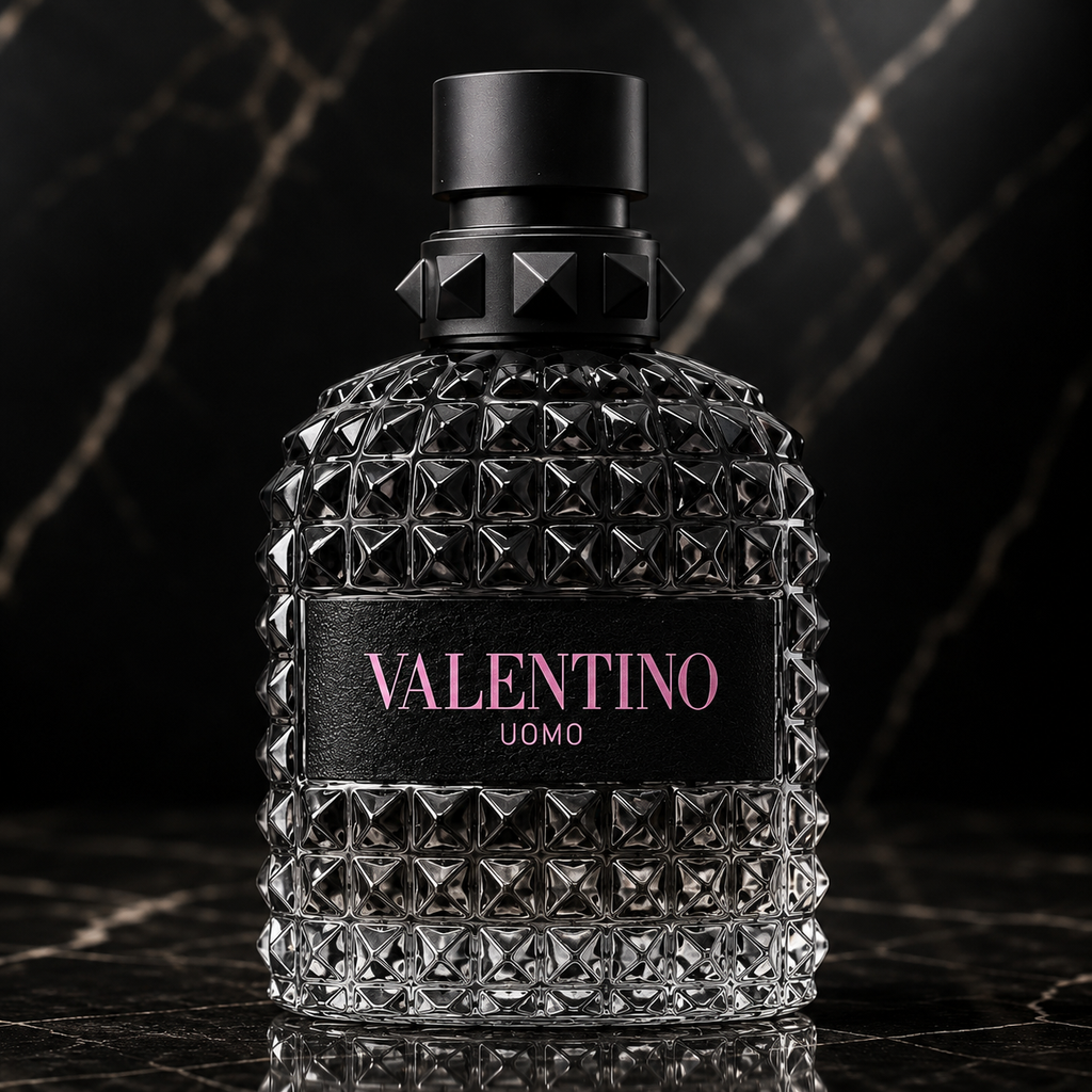 Valentino Uomo Born In Roma Eau de Toilette – Woody Aromatic Luxury Fragrance for Men (100ml / 3.4 oz)