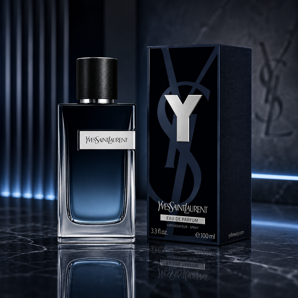 Y Yves Saint Laurent Eau de Parfum – Fresh Woody Aromatic Fragrance for Men (100ml / 3.3 oz)