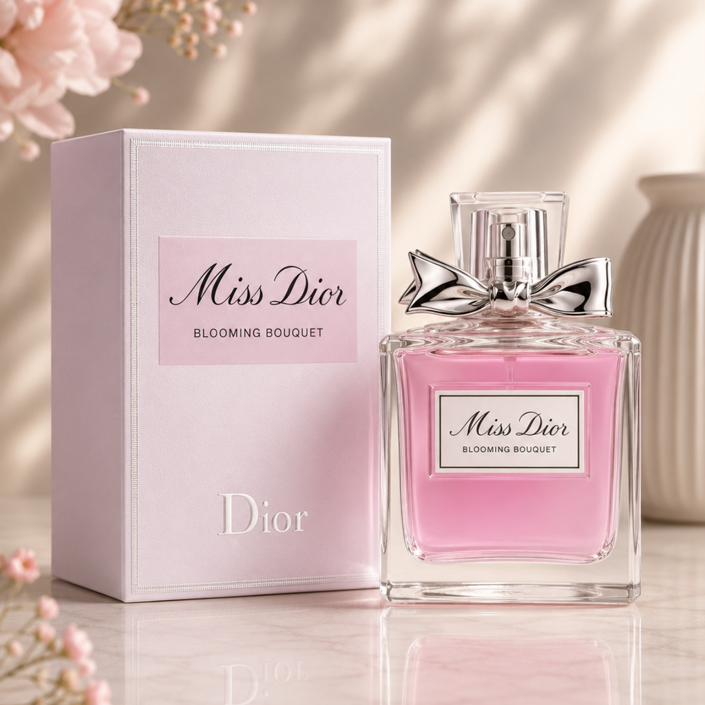 Miss Dior Blooming Bouquet Eau de Toilette – Fresh Floral Fragrance for Women (100ml / 3.4 oz)