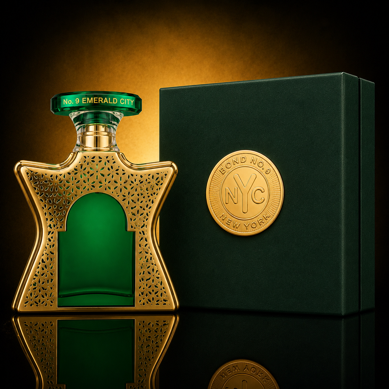 Bond No. 9 Dubai Emerald Eau de Parfum – Unisex Oriental Floral Luxury Fragrance (3.3 oz / 100ml)