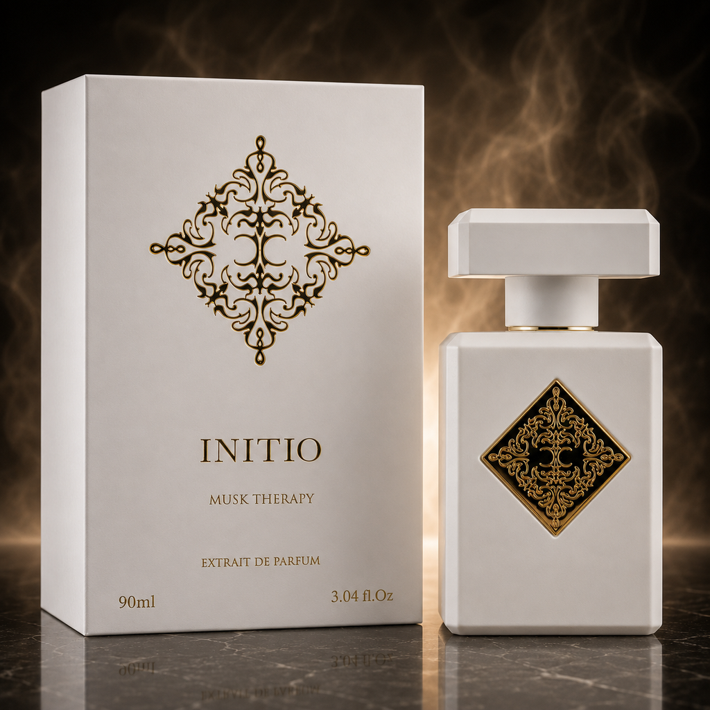 Initio Musk Therapy Extrait de Parfum – Clean White Musk Citrus Sandalwood Fragrance (90ml / 3.04 oz)
