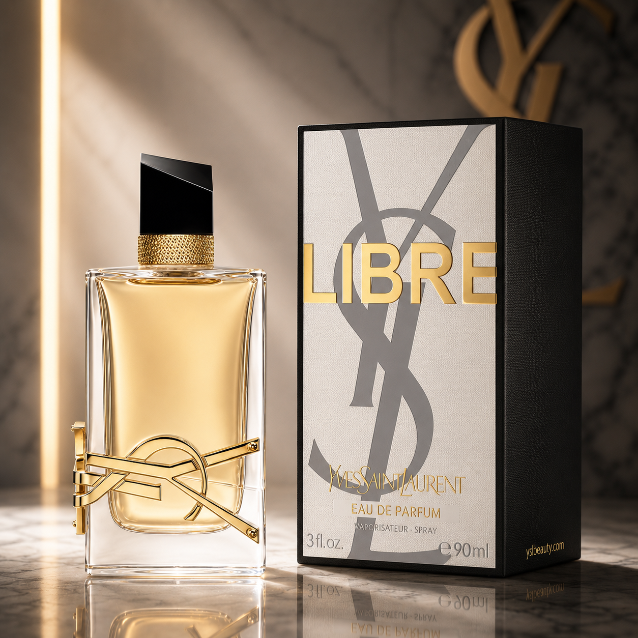 Yves Saint Laurent Libre Eau de Parfum – Floral Lavender Fragrance for Women (90ml / 3.0 oz)