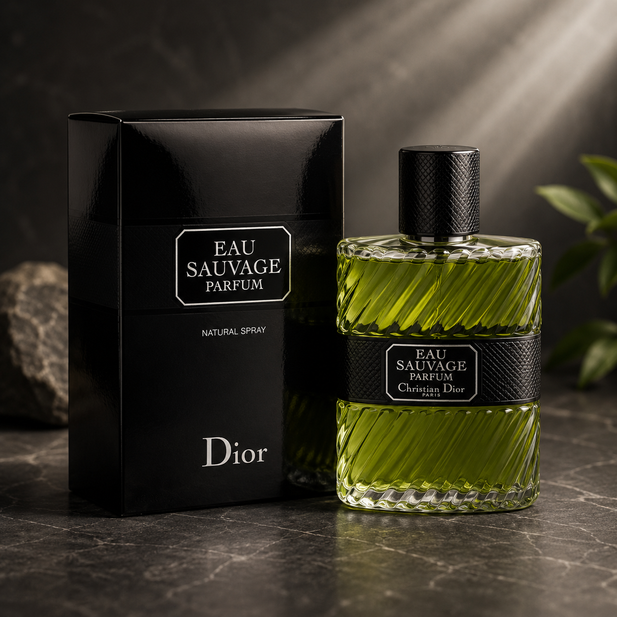 Christian Dior Eau Sauvage Parfum – Men’s Citrus Aromatic Luxury Fragrance (3.4 oz / 100ml)