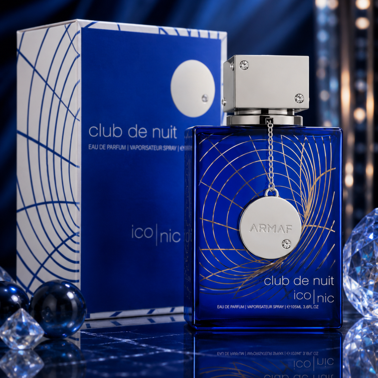 Armaf Club de Nuit Iconic Eau de Parfum – Fresh Citrus Woody Luxury Fragrance for Men (105ml / 3.6 oz)