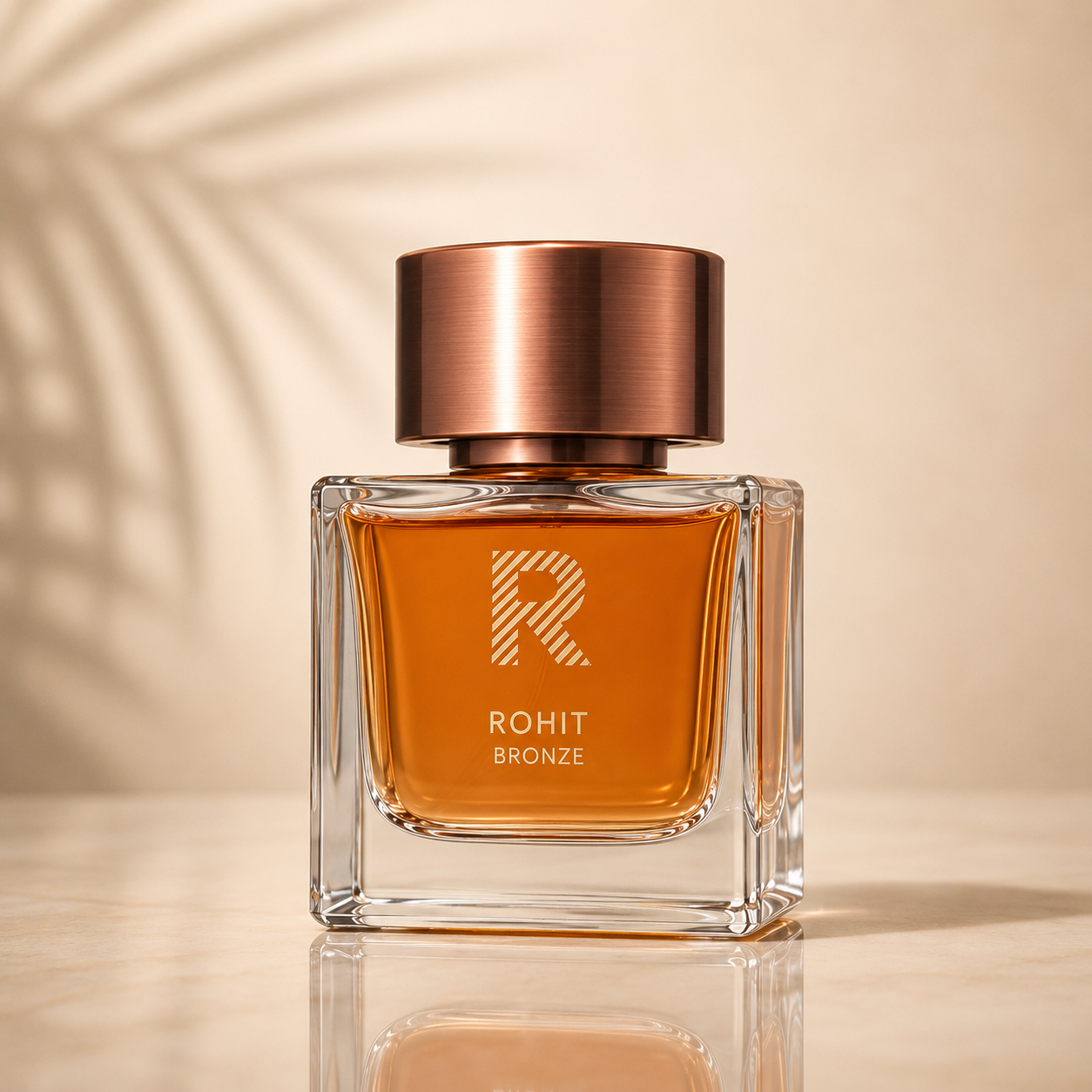Bharara Rohit Bronze Eau de Parfum – Warm Amber Woody Luxury Fragrance for Men (100ml / 3.4 oz)