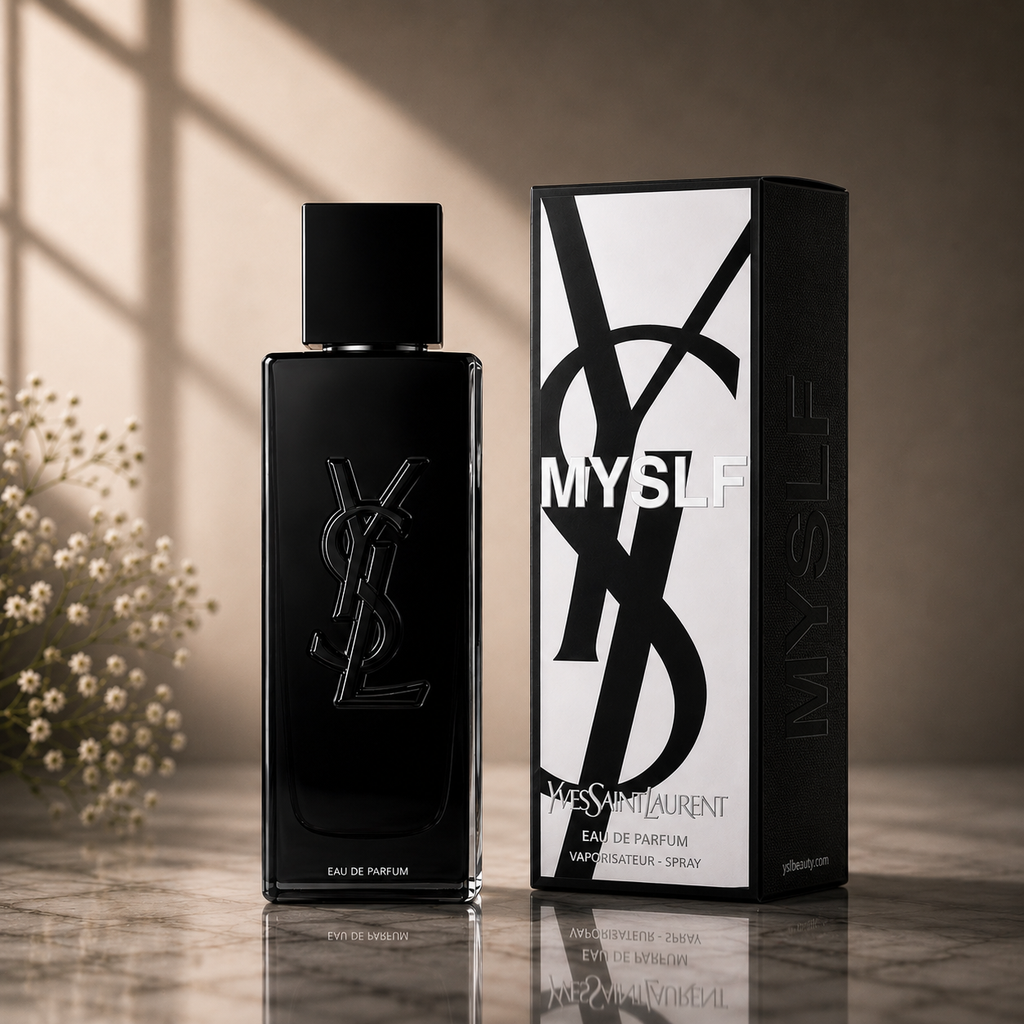 Yves Saint Laurent MYSLF Eau de Parfum – Fresh Woody Floral Fragrance for Men (100ml / 3.3 oz)