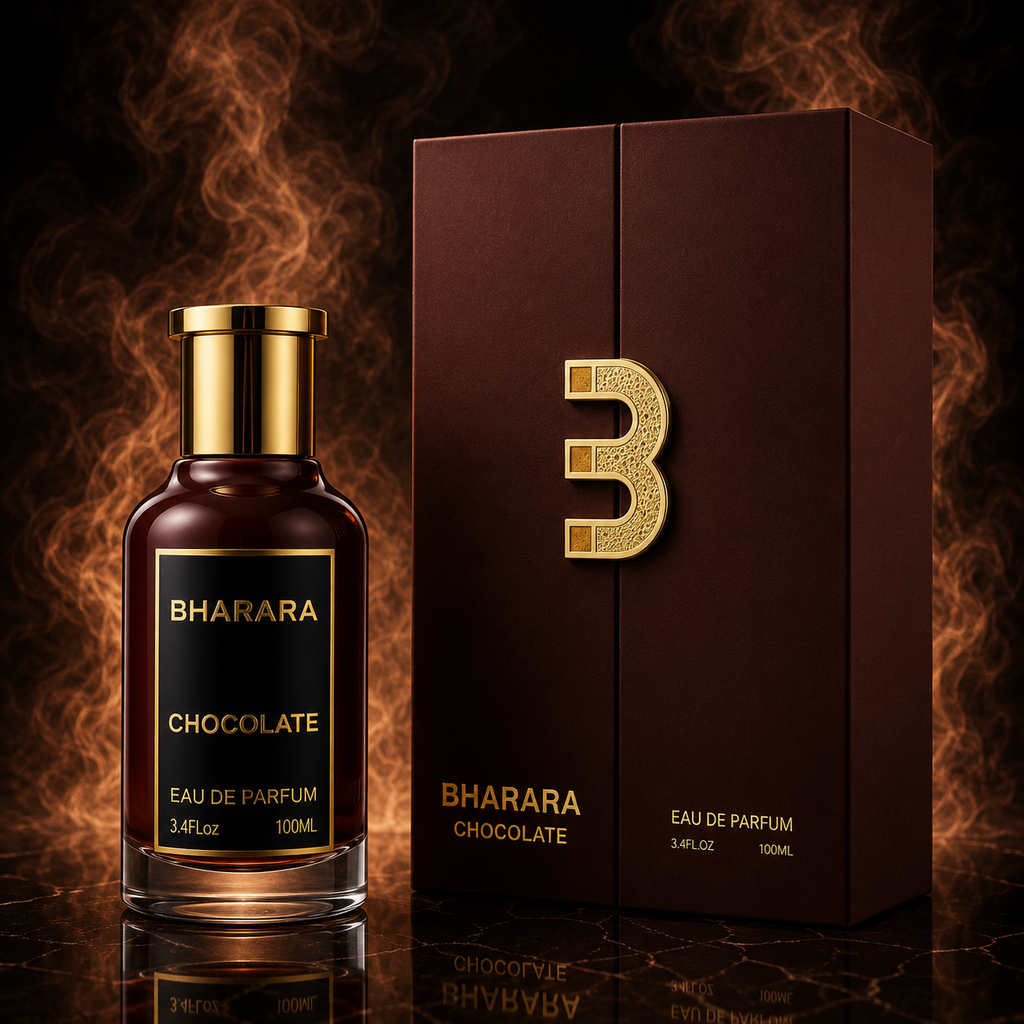 Bharara Chocolate Eau de Parfum – Rich Chocolate Gourmand Amber Fragrance (100ml / 3.4 oz)
