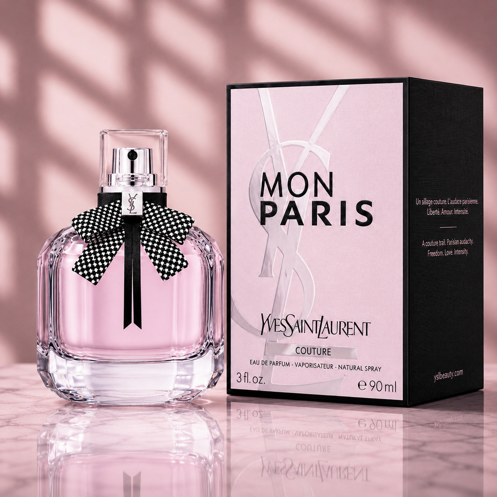 YSL Mon Paris Couture Eau de Parfum – Elegant Floral Chypre Fragrance for Women (90ml / 3.0 oz)