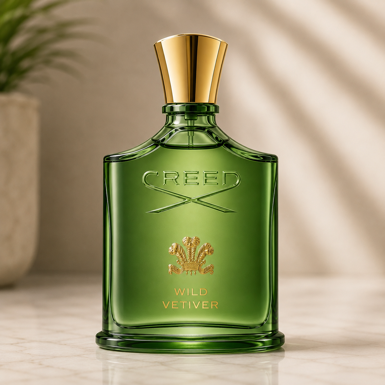 Creed Wild Vetiver Eau de Parfum – Fresh Green Citrus Luxury Fragrance (100ml / 3.3 oz)