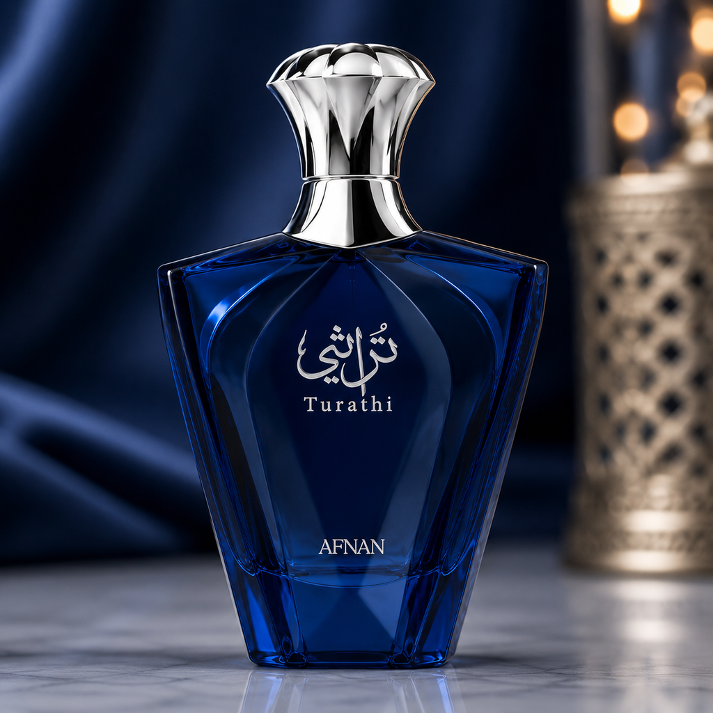 Afnan Turathi Blue Eau de Parfum – Fresh Citrus Woody Luxury Fragrance for Men (90ml / 3.0 oz)