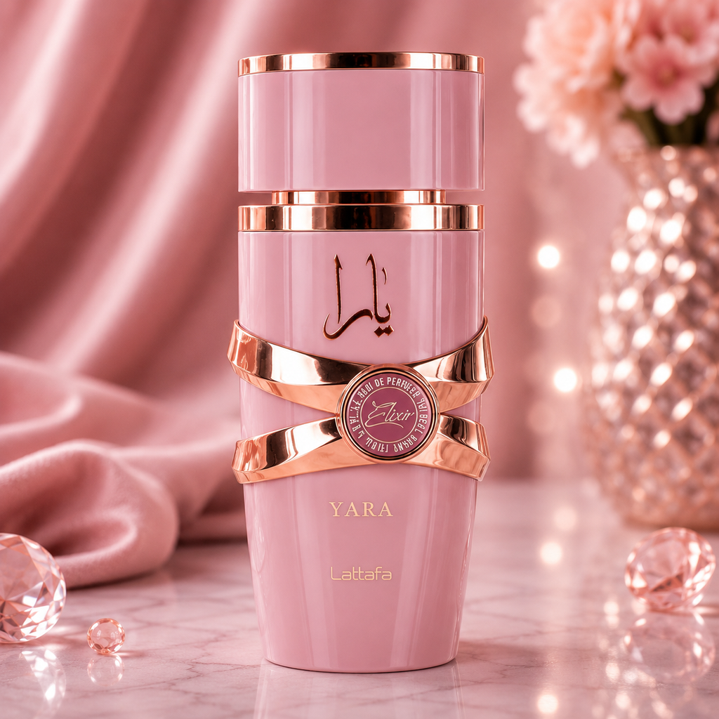 Lattafa Yara Elixir Eau de Parfum – Sweet Fruity Vanilla Luxury Fragrance for Women (100ml / 3.4 oz)