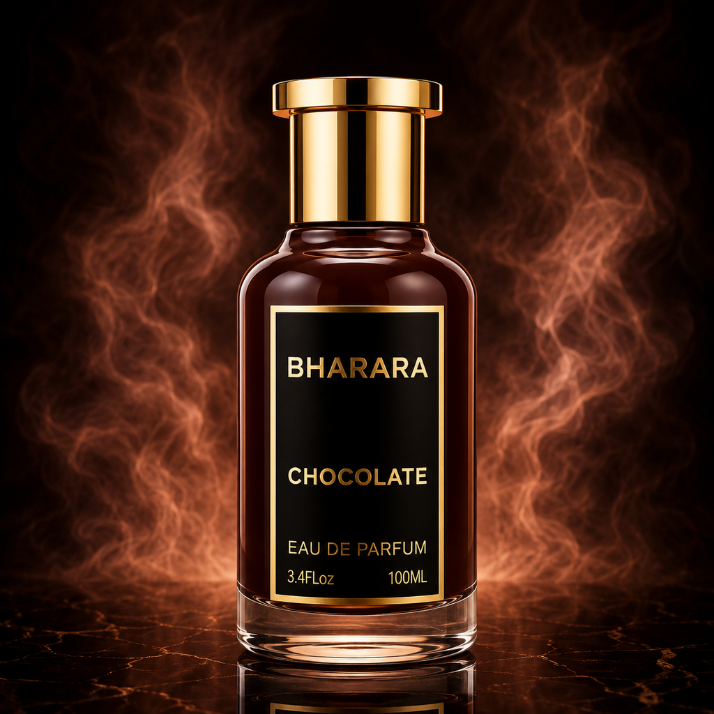 Bharara Chocolate Eau de Parfum – Rich Chocolate Gourmand Amber Fragrance (100ml / 3.4 oz)