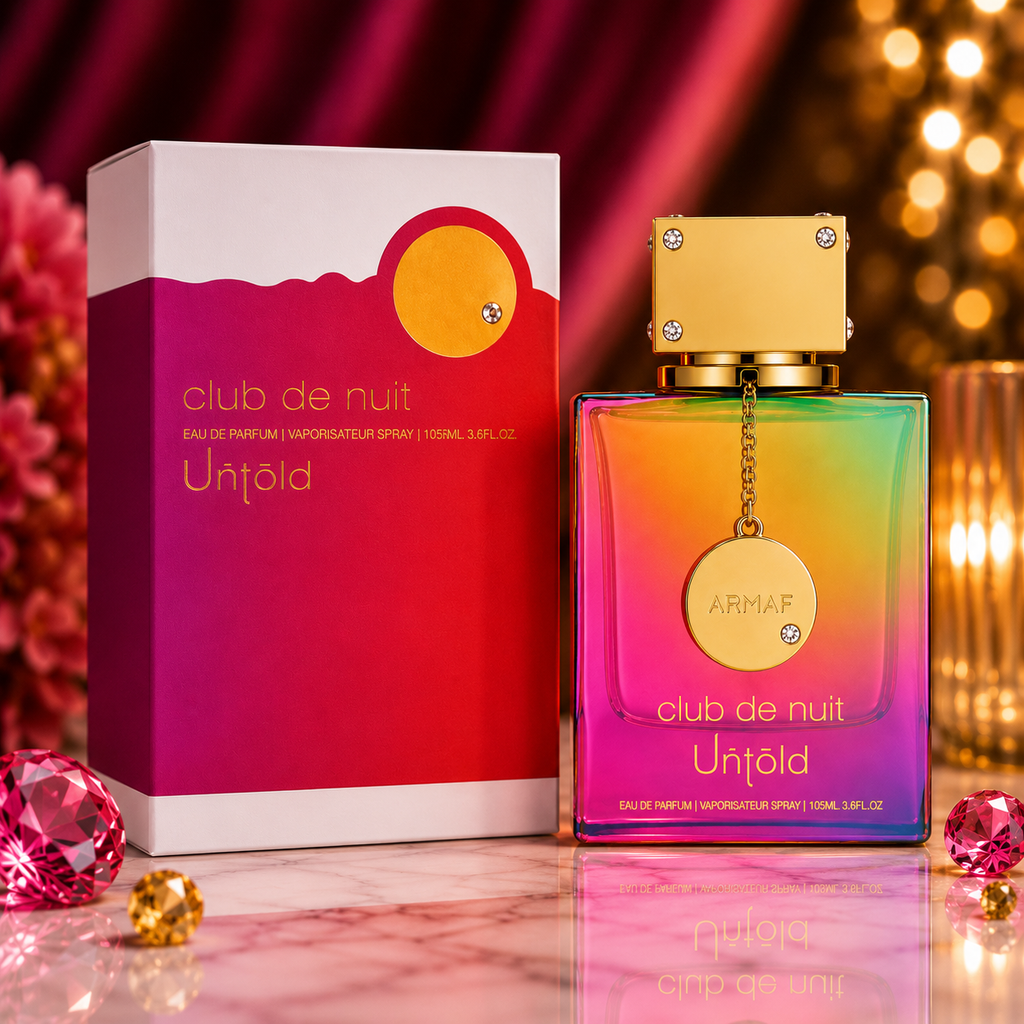 Armaf Club de Nuit Untold Eau de Parfum – Amber Floral Woody Luxury Fragrance (105ml / 3.6 oz)