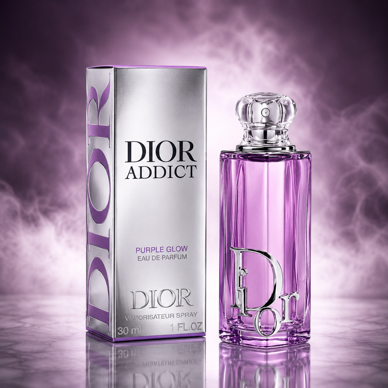 Christian Dior Addict Purple Glow Eau de Parfum – Women’s Floral Fruity Luxury Fragrance (1 oz / 30ml)