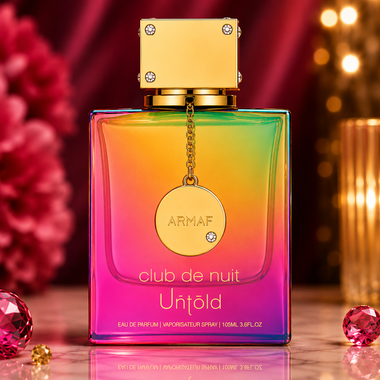 Armaf Club de Nuit Untold Eau de Parfum – Amber Floral Woody Luxury Fragrance (105ml / 3.6 oz)
