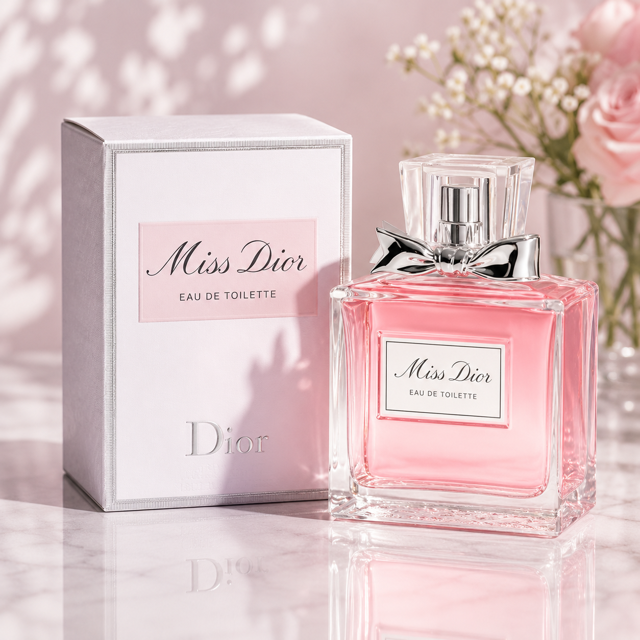 Miss Dior Eau de Toilette – Fresh Floral Fragrance for Women (100ml / 3.4 oz)