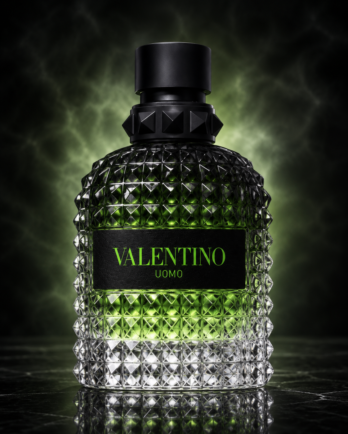 Valentino Uomo Born in Roma Green Stravaganza Eau de Toilette – Men’s Fougere Ambery Fragrance (3.4 oz / 100ml)