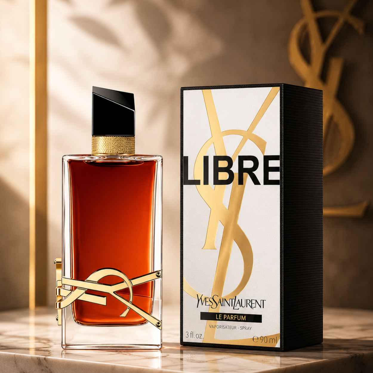 Yves Saint Laurent Libre Le Parfum – Intense Floral Amber Fragrance for Women (90ml / 3.0 oz)