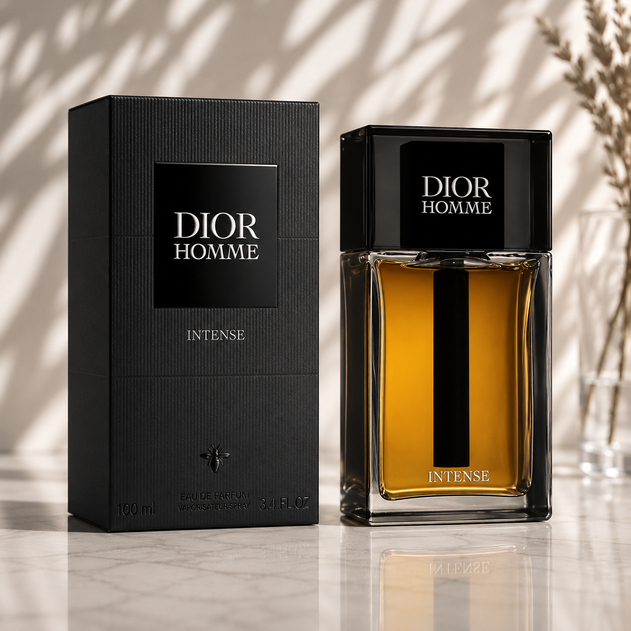 Dior Homme Intense Eau de Parfum – Luxurious Iris & Amber Fragrance for Men (100ml / 3.4 oz)