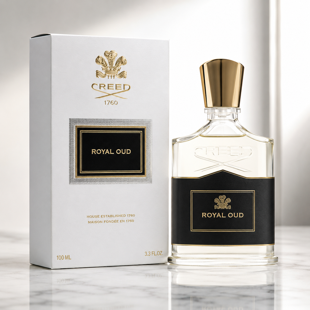 Creed Royal Oud Eau de Parfum – Unisex Woody Amber Fragrance (3.3 oz / 100ml)