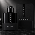 Prada Luna Rossa Black Eau de Parfum – Warm Amber Luxury Fragrance for Men (50ml / 1.6 oz)