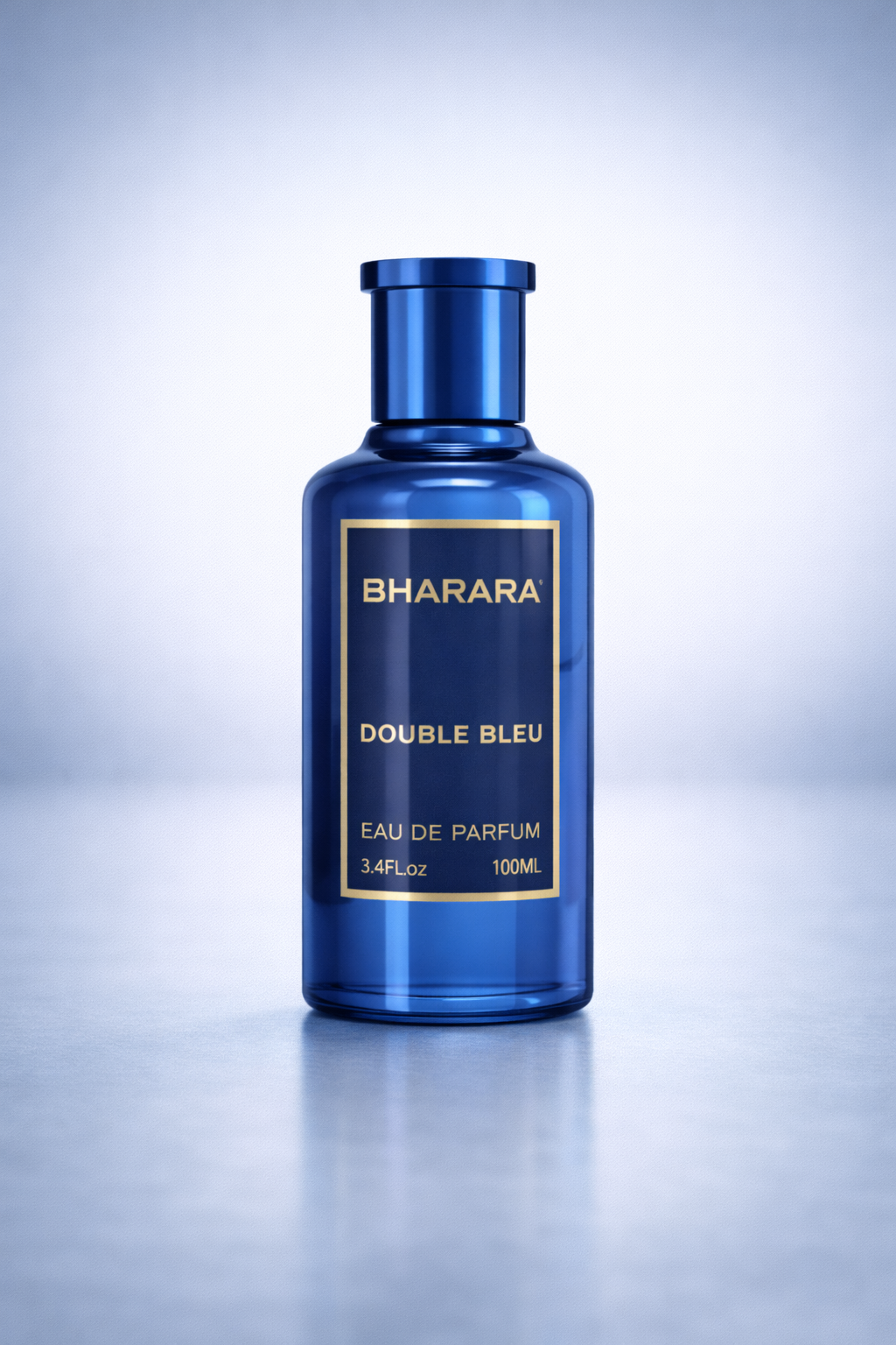 Bharara Double Bleu Eau de Parfum – Fresh Aquatic Citrus Fragrance for Men (100ml / 3.4 oz)