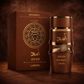 Lattafa Asad Bourbon Eau de Parfum – Warm Spicy Vanilla Bourbon Fragrance for Men (100ml / 3.4 oz)
